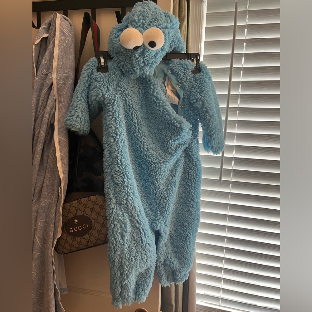 Pottery Barn Cookie Monster Halloween Costume 12-24 months